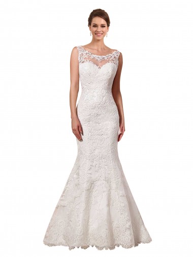 Sweetheart Chapel Train Long Lace Ivory Sleeveless Sexy Wedding Dress Darwin