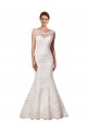 Sweetheart Chapel Train Long Lace Ivory Sleeveless Sexy Wedding Dress Darwin