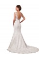 Sweetheart Chapel Train Long Lace Ivory Sleeveless Sexy Wedding Dress Darwin