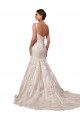 V-Neck Chapel Train Tulle & Lace Ivory Sleeveless Bridal Wedding Dress Darwin