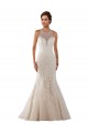 Sweetheart Chapel Train Lace Ivory Sleeveless Bridal Gown Darwin