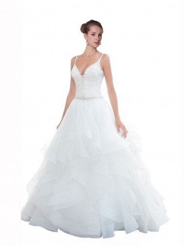 Sweetheart Chapel Train Tulle White Sleeveless Beach Wedding Dress Darwin