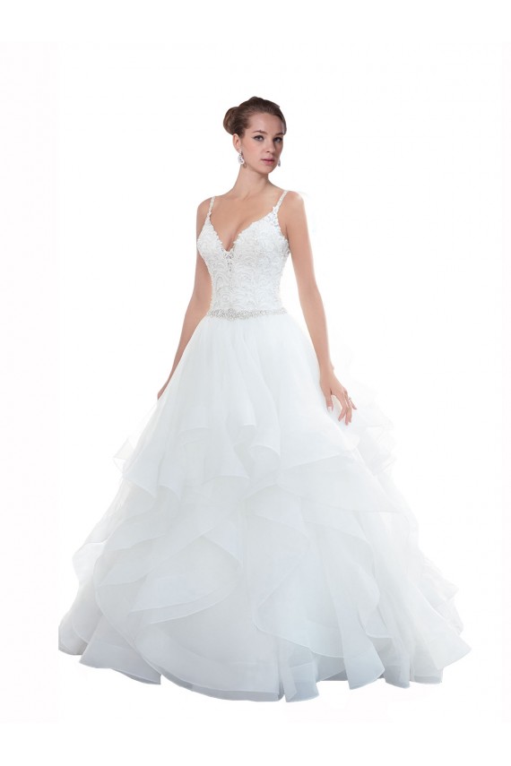 Sweetheart Chapel Train Tulle White Sleeveless Beach Wedding Dress Darwin