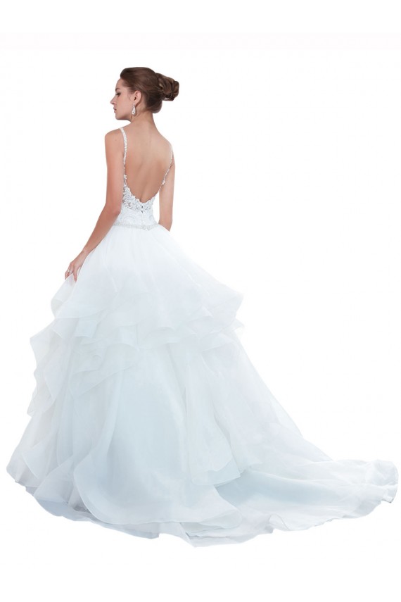 Sweetheart Chapel Train Tulle White Sleeveless Beach Wedding Dress Darwin