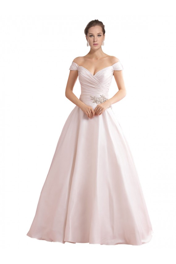 Sweetheart Chapel Train Satin Ivory Sleeveless Wedding Dresses Darwin