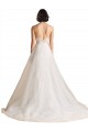 Sweetheart Sweep Train Tulle Ivory Sleeveless Bridal Wedding Dress Darwin