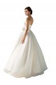 Strapless Long Soft Chiffon Ivory Sleeveless Wedding Dress Darwin