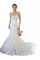 Sweetheart Chapel Train Satin Ivory Sleeveless Beach Wedding Gowns Darwin