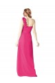 One Shoulder Long Soft Chiffon Azalea Sleeveless Bridesmaid Gown Darwin