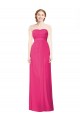 Strapless Long Soft Chiffon Azalea Sleeveless Bridesmaid Dress Darwin