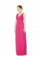 V-Neck Long Soft Chiffon Azalea Sleeveless Bridesmaid Dress Darwin