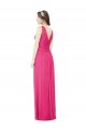 V-Neck Long Soft Chiffon Azalea Sleeveless Bridesmaid Dress Darwin