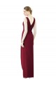 V-Neck Long Chiffon Frost Sleeveless Bridesmaid Dress / Evening Dress Darwin