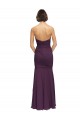 Sweetheart Long Soft Chiffon Grape Sleeveless Bridesmaid Dress Darwin