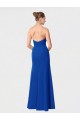 Sweetheart Long Soft Chiffon Burgundy Sleeveless Bridesmaid Dress Darwin
