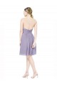 Sweetheart Knee Length Soft Chiffon Burgundy Sleeveless Bridesmaid Dress Darwin