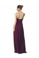 Sweetheart Long Soft Chiffon Grape Sleeveless Bridesmaid Dress / Formal Dress Darwin