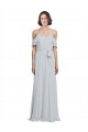 Spaghetti Straps Long Soft Chiffon Frost Sleeveless Formal Dress / Bridesmaid Dress Darwin