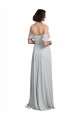Spaghetti Straps Long Soft Chiffon Frost Sleeveless Formal Dress / Bridesmaid Dress Darwin