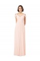 Sweetheart Long Chiffon Pink Sleeveless Bridesmaid Dress / Evening Dress Darwin