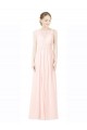 Jewel Long Soft Chiffon Sleeveless Bridesmaid Dress Darwin