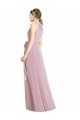 Halter Neck Long Soft Chiffon Primrose Sleeveless Bridesmaid Dress Darwin