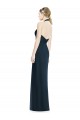 V-Neck Long Soft Chiffon Dark Navy Sleeveless Formal Dress / Bridesmaid Dress Darwin