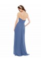 Strapless Long Soft Chiffon Windsor Blue Sleeveless Bridesmaid Dresses Darwin
