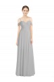 Sweetheart Long Lxue Chiffon Silver Sleeveless Bridesmaid Dress Darwin