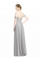 Sweetheart Long Lxue Chiffon Silver Sleeveless Bridesmaid Dress Darwin