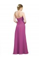 Sweetheart Long Soft Chiffon Wild Berry Sleeveless Bridesmaid Dress Darwin