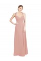 Sweetheart Long Chiffon Bliss Pink Sleeveless Bridesmaid Dress / Evening Dress Darwin