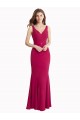 High Neck Long Soft Chiffon Red Sleeveless Prom Dress / Bridesmaid Dress Darwin