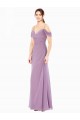 High Neck Long Soft Chiffon Sheath Sleeveless Bridesmaid Dress / Formal Dress Darwin