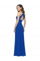 V-Neck Long Soft Chiffon Royal Blue Sleeveless Bridesmaid Dress / Formal Dress Darwin