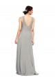 Sweetheart Long Soft Chiffon Silver Sleeveless Bridesmaid Dress Darwin