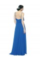 Spaghetti Straps Long Soft Chiffon Royalty Sleeveless Bridesmaid Dress Darwin