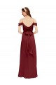 Sweetheart Long Soft Chiffon Burgundy Sleeveless Formal Dress / Bridesmaid Dress Darwin
