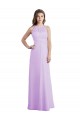 Sweetheart Long Soft Chiffon Lilac Sleeveless Bridesmaid Dress / Formal Dress Darwin