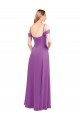 Sweetheart Long Soft Chiffon Dahlia Cold Shoulder Bridesmaid Dress Darwin