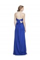 Sweetheart Long Soft Chiffon Royal Blue Sleeveless Bridesmaid Gown Darwin