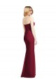 Strapless Long Soft Chiffon Hunter Sleeveless Bridesmaid Dress Darwin