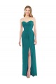 Strapless Long Soft Chiffon Hunter Sleeveless Bridesmaid Dress Darwin