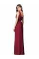 V-Neck Long Soft Chiffon Royal Blue Sleeveless Semi Formal Evening Dress / Bridesmaid Dress Darwin