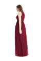 Halter Neck Long Soft Chiffon Lilac Sleeveless Bridesmaid Dress Darwin