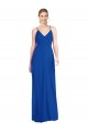 V-Neck Long Soft Chiffon Royal Blue Sleeveless Formal Dress / Bridesmaid Dress Darwin
