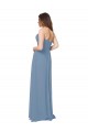 Sweetheart Long Chiffon Dusty Blue Sleeveless Bridesmaid Dress / Evening Gowns Darwin