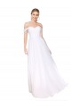 High Neck Long Soft Chiffon White Sleeveless Formal Evening Gown / Prom Dress / Bridesmaid Dress Darwin