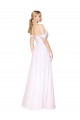 High Neck Long Soft Chiffon White Sleeveless Formal Evening Gown / Prom Dress / Bridesmaid Dress Darwin