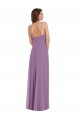Sweetheart Long Soft Chiffon Dark Lavender Sleeveless Bridesmaid Dress / Formal Dress Darwin